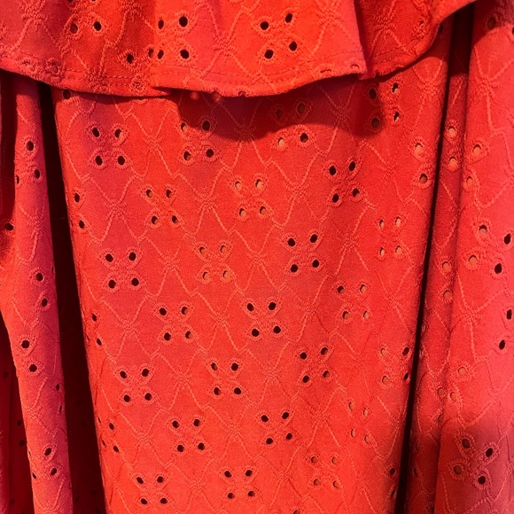 NWT | urban rose - Rust/Burnt Orange Off-Shoulder Ruffle Mini Dress - Picture 2 of 5